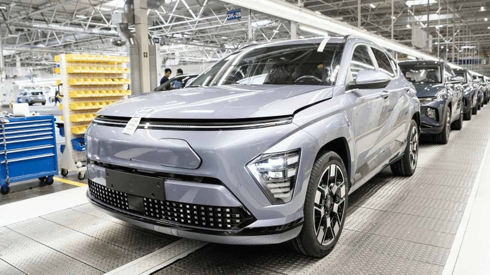 hyundai - dettaglio Nuova Hyundai Kona Electric, al via la produzione in Europa