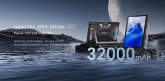 Oukitel RT7 Titan, ufficiale il primo tablet rugged 5G da 32000mAh