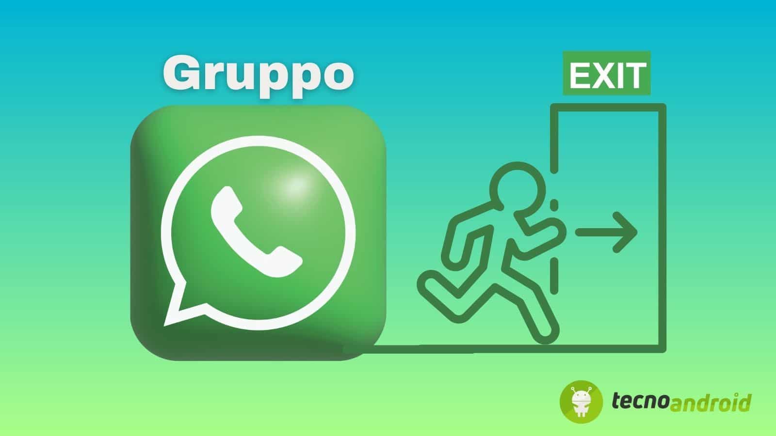 Il trucco Segreto per lasciare un gruppo Whatsapp di nascosto
