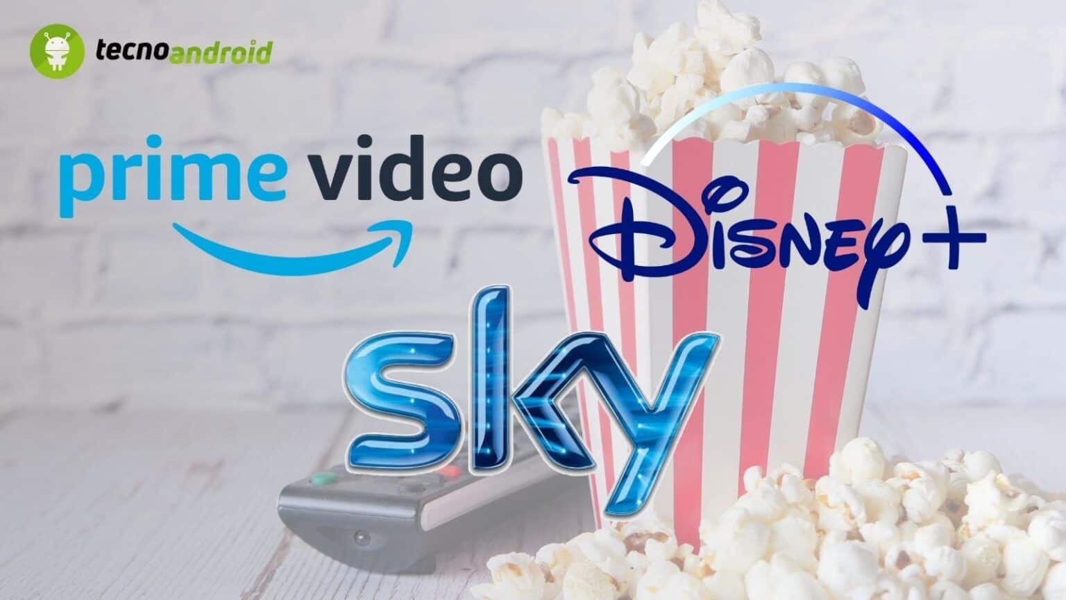 Prime Video, Disney Plus, Sky serie tv