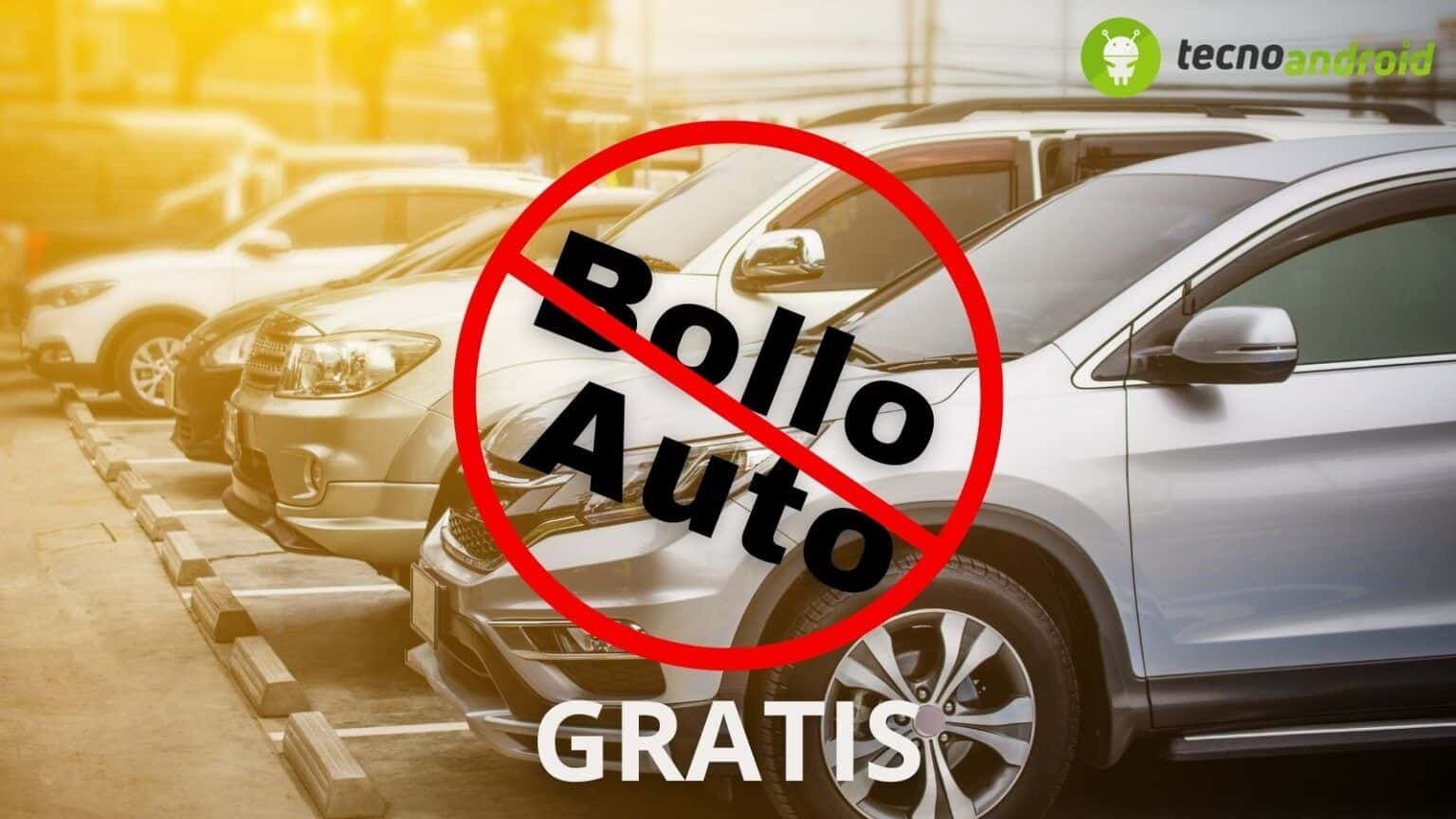 Bollo auto gratis