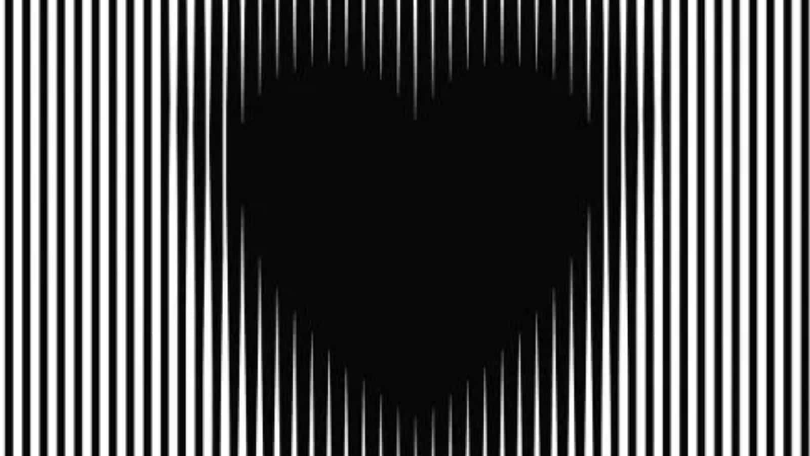 illusioni ottiche - dettaglio Illusioni ottiche cuore che si ingrandisce