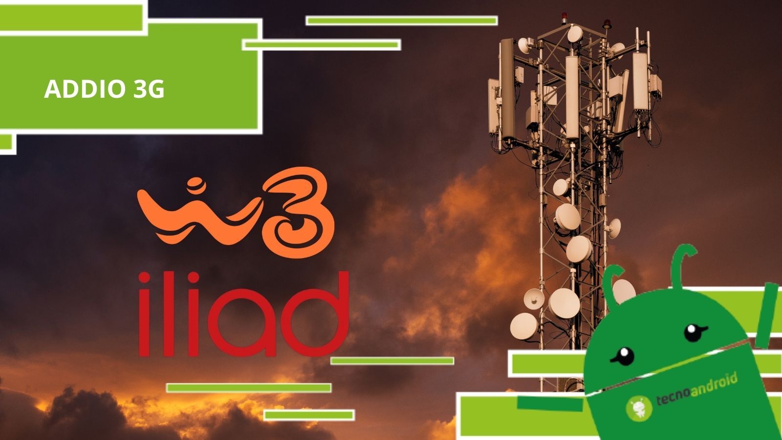 WindTre e Iliad, le due compagnie presto diranno addio al 3G