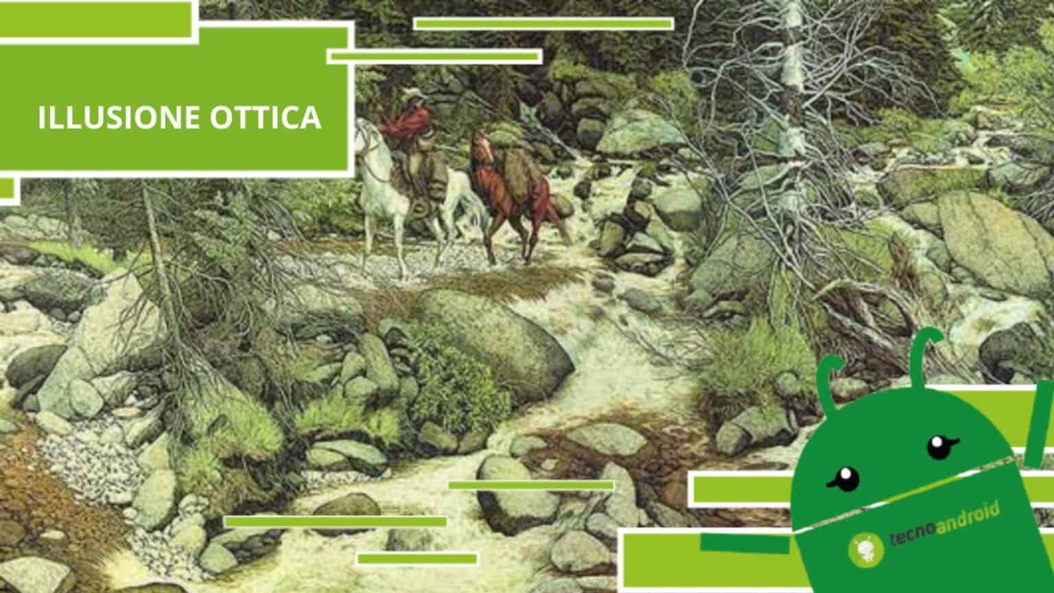 Illusione Ottica, nell'immagine della montagna si nascondono infiniti volti