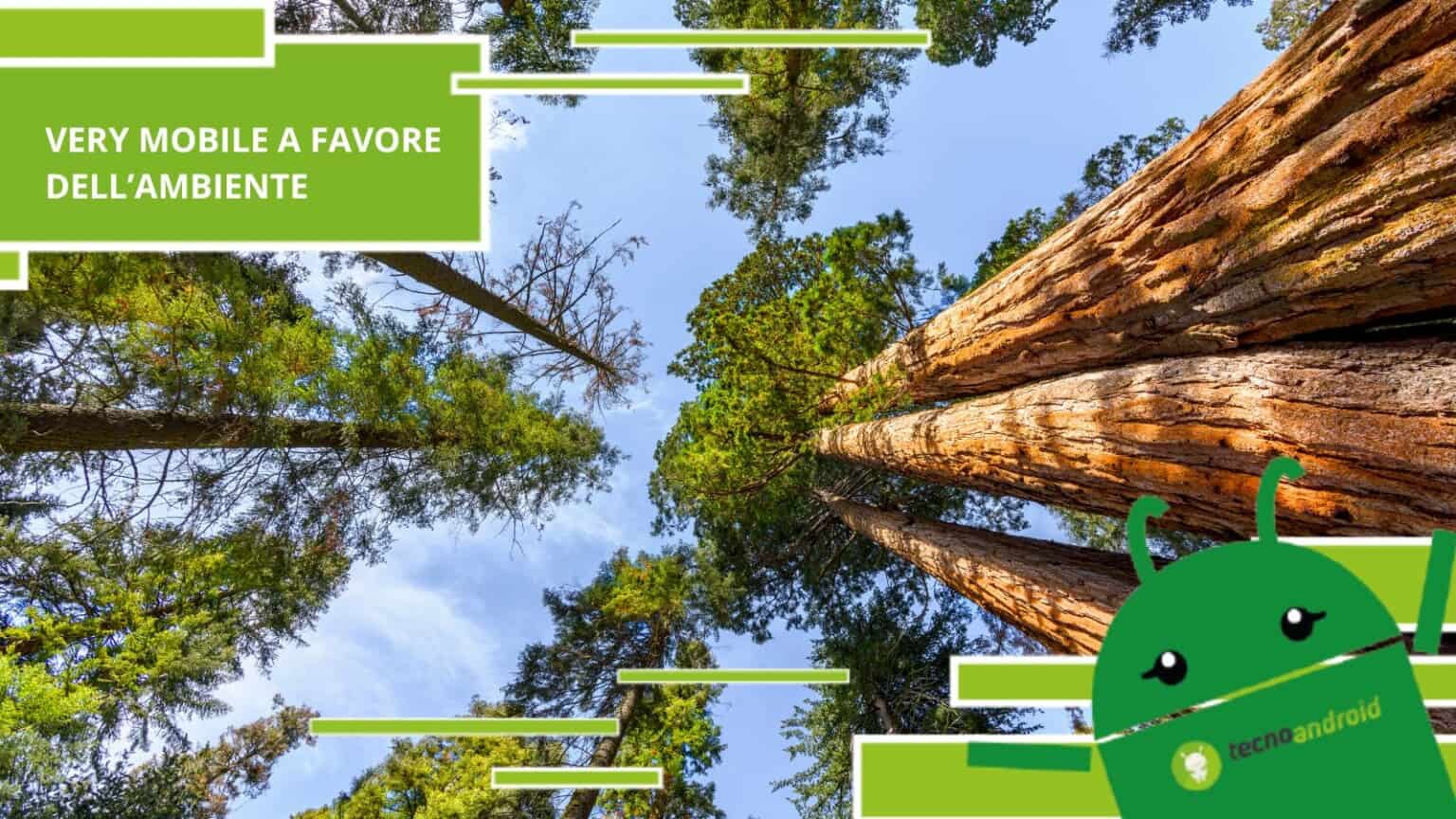 Very Mobile, l'operatore è attento alla tutela dell'ambiente e la nuova iniziativa lo dimostra