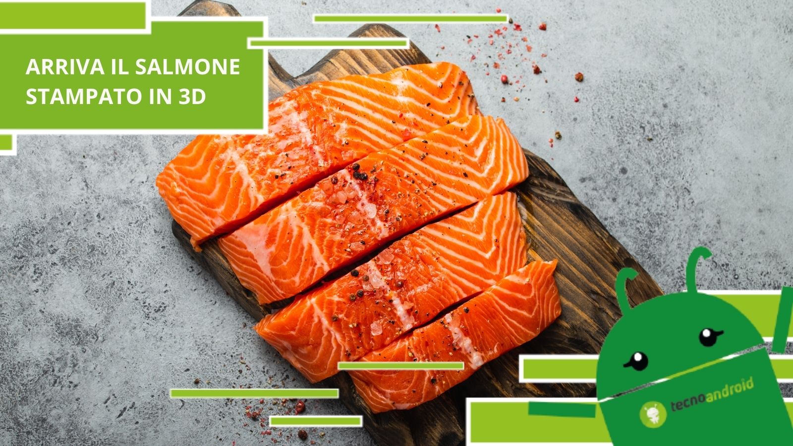 Salmone 3D, è nato il pesce stampato con gli stessi valori nutrizionali di quello animale