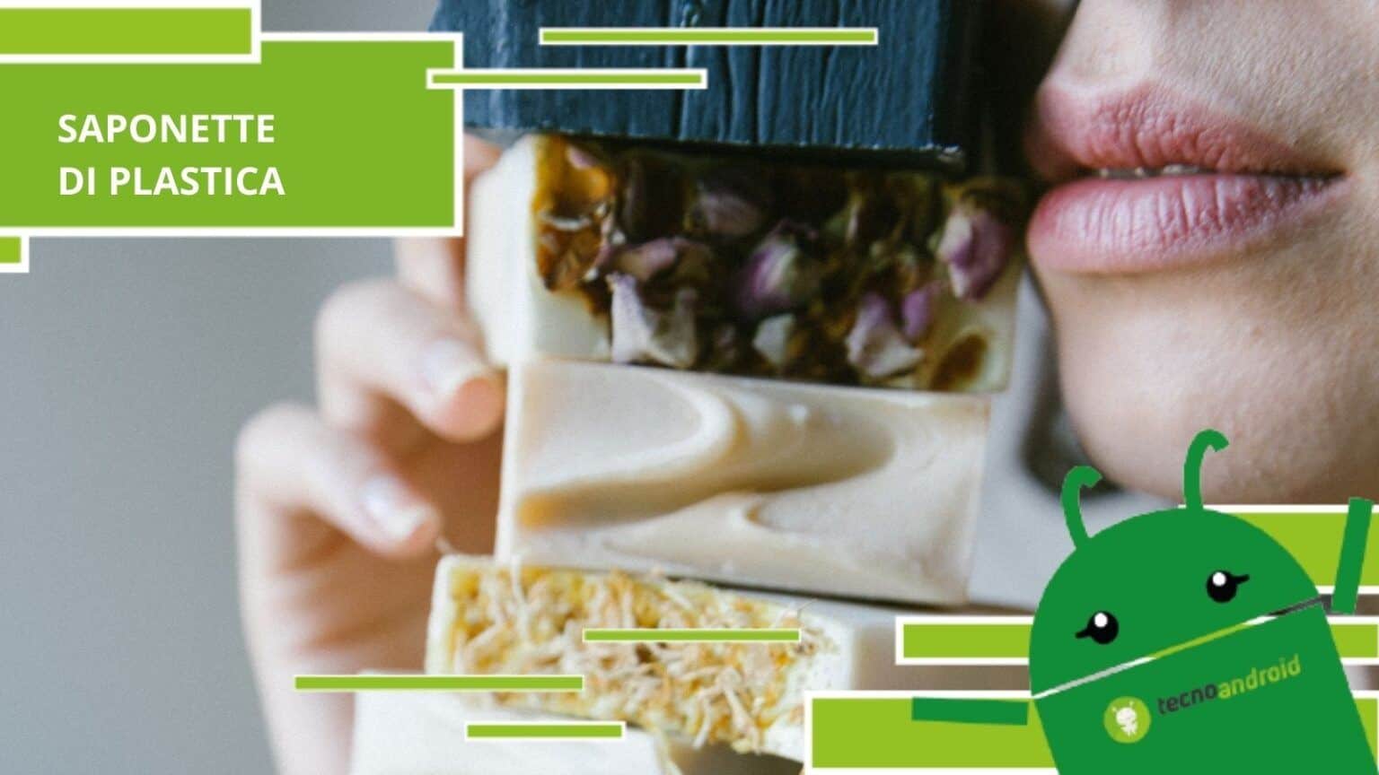 Saponette, presto sarà possibile lavarsi e insaponarsi direttamente con la plastica