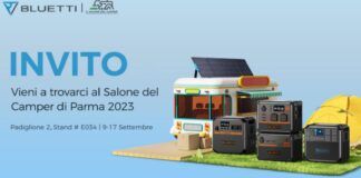 Bluetti sarà al Salone del Camper di Parma con tutte le power station