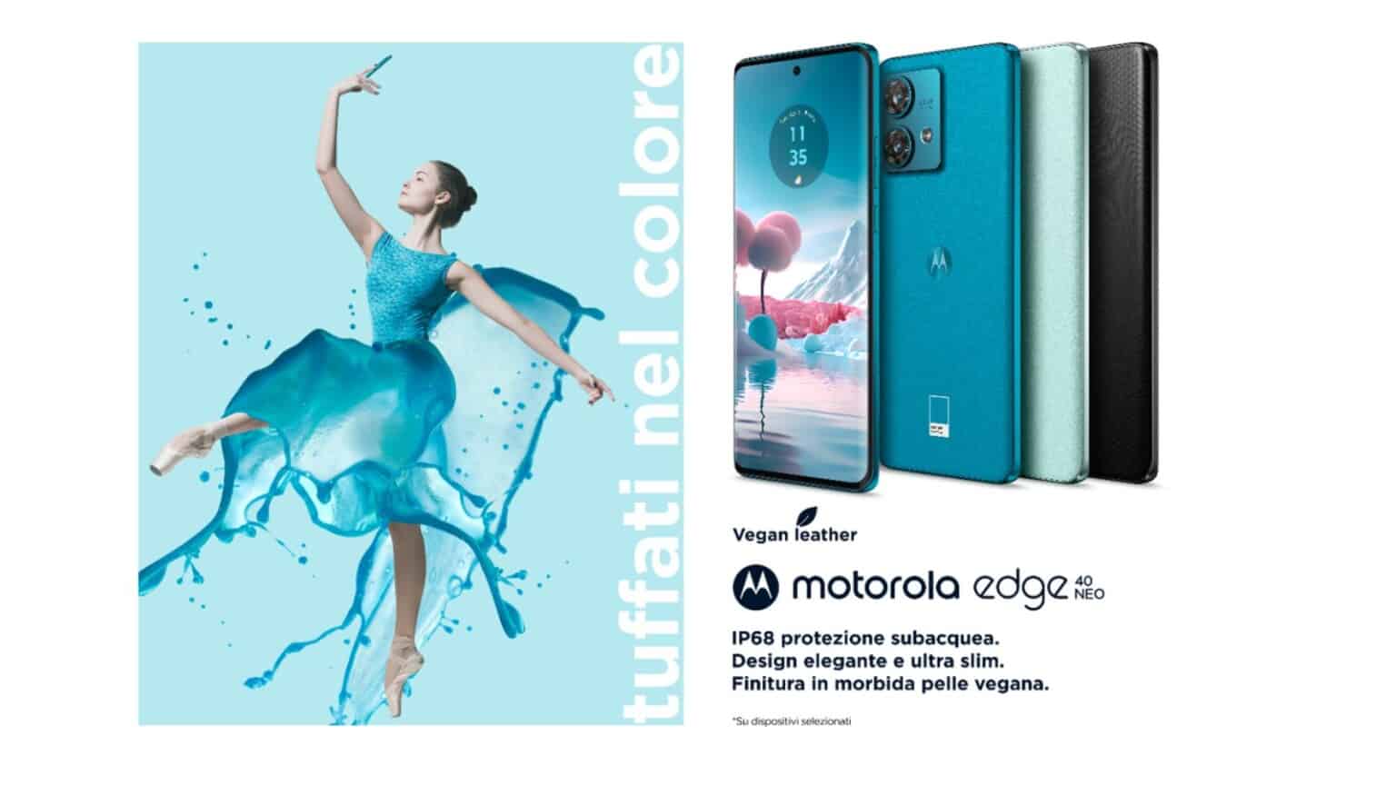 Motorola annuncia nuovi smartphone: ecco Edge 40 Neo, Moto G84 5G e Moto G54 5G