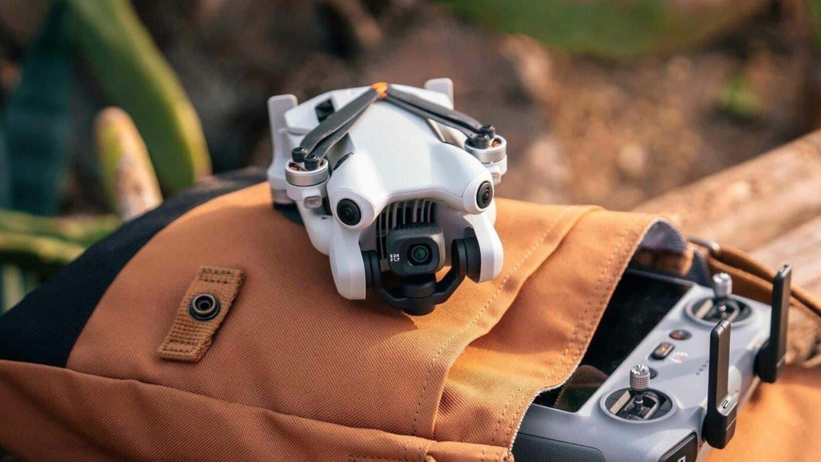 dji - dettaglio DJI Mini 4 Pro, il drone da meno di 250 grammi con rilevamento degli ostacoli