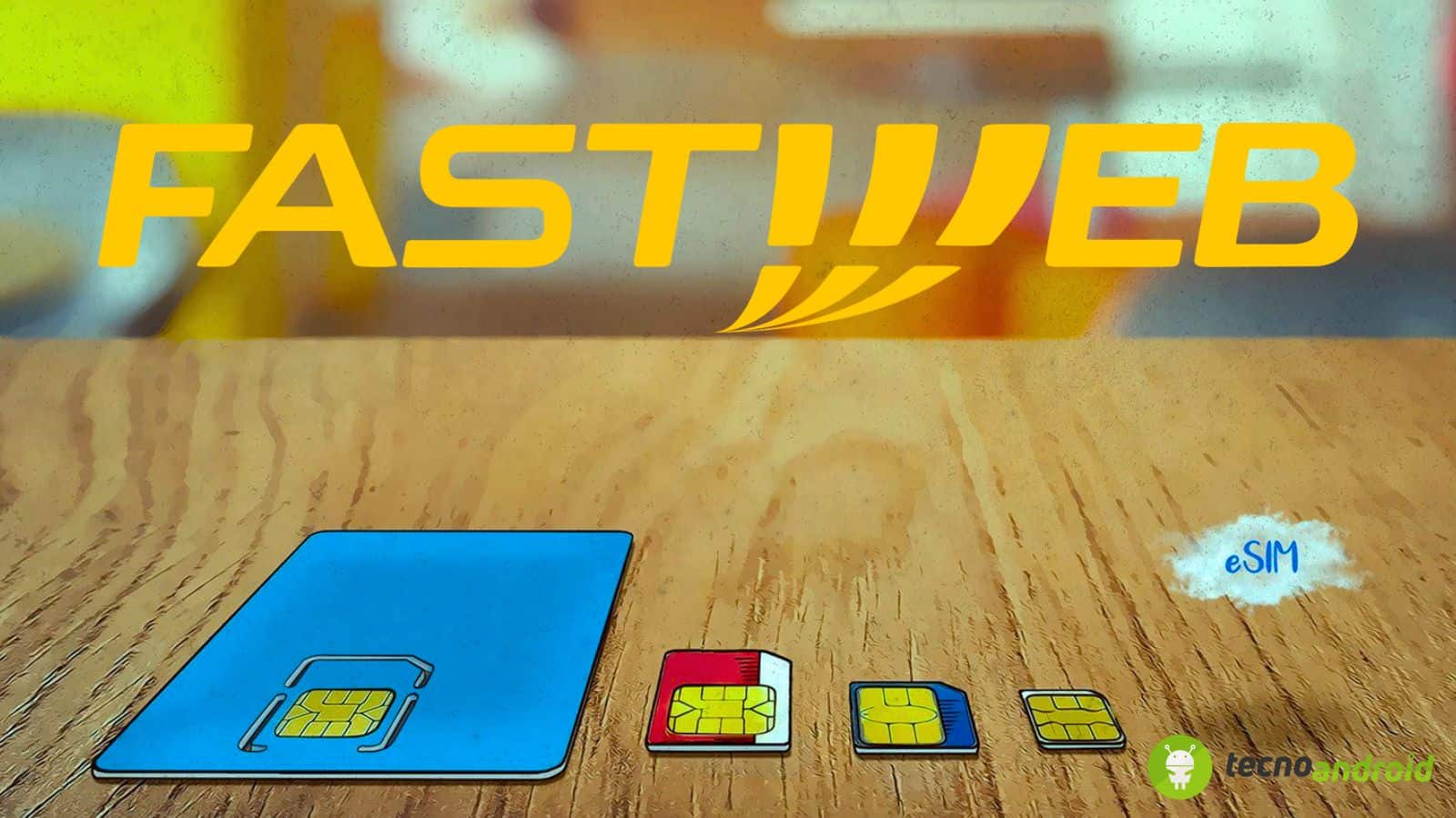 iPhone 15 - dettaglio eSIM fastweb