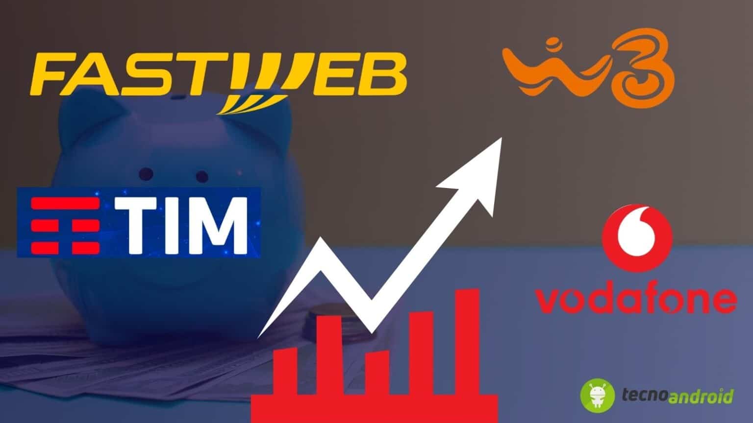 TIM, VODAFONE,WINDTRE, FASTWEB rincari delle tariffe
