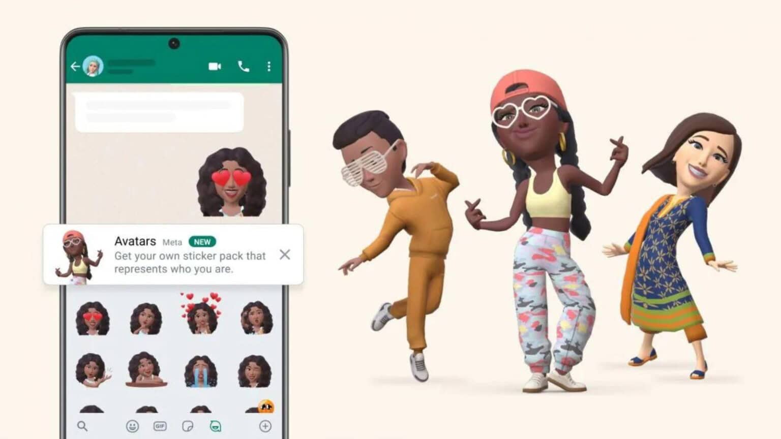 WhatsApp, la grande novità degli AVATAR per tutti: come funziona