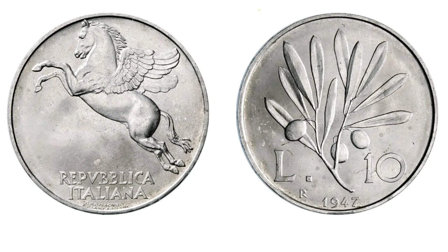 Pegaso sulle 10 lire potrebbe rendervi ricchi
