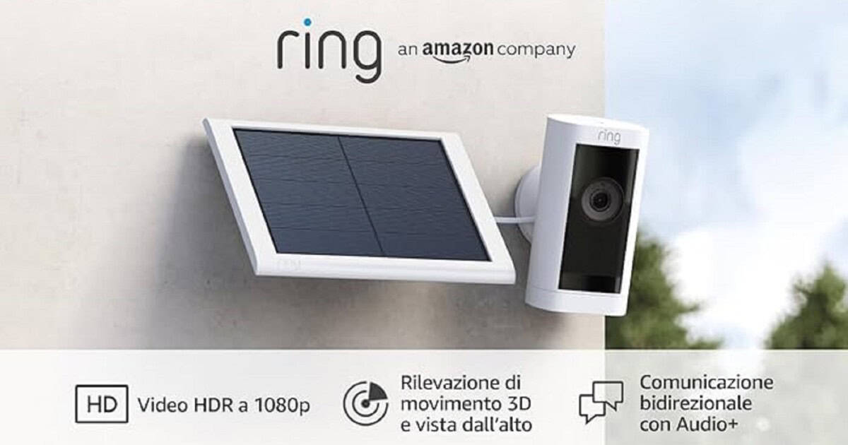 amazon Ring Stick Up Cam Pro Solar