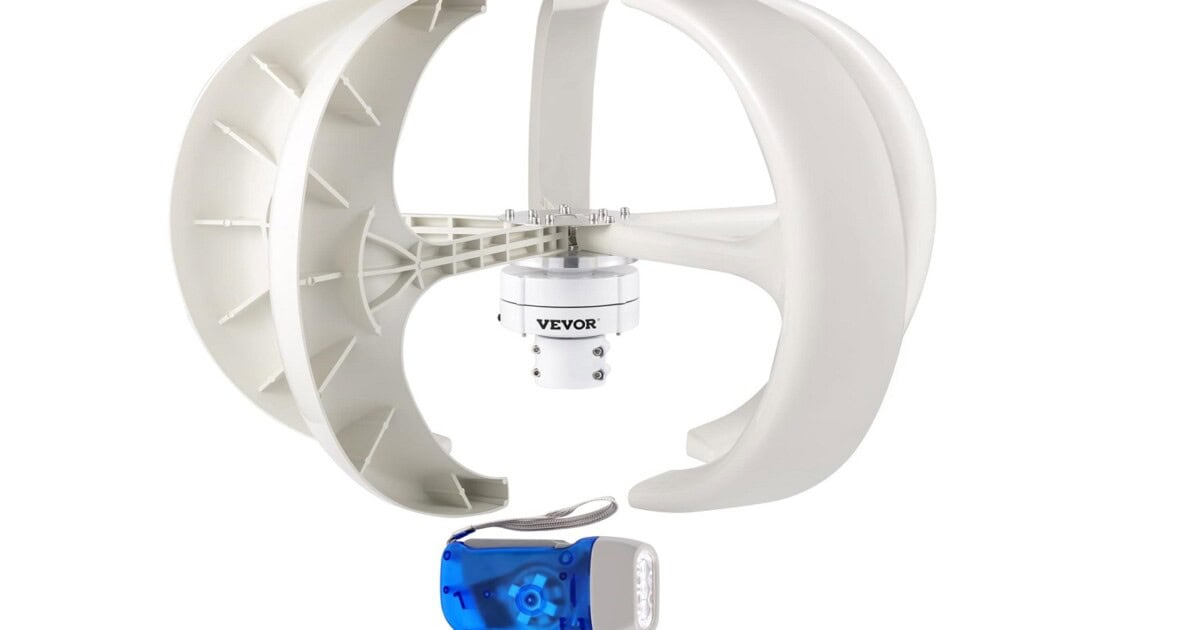 VEVOR Generatore di Turbine Eoliche a Forma di Lanterna 600W
