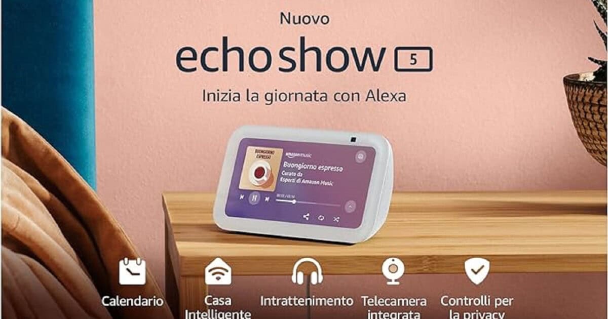 amazon echo Nuovo Echo Show 5
