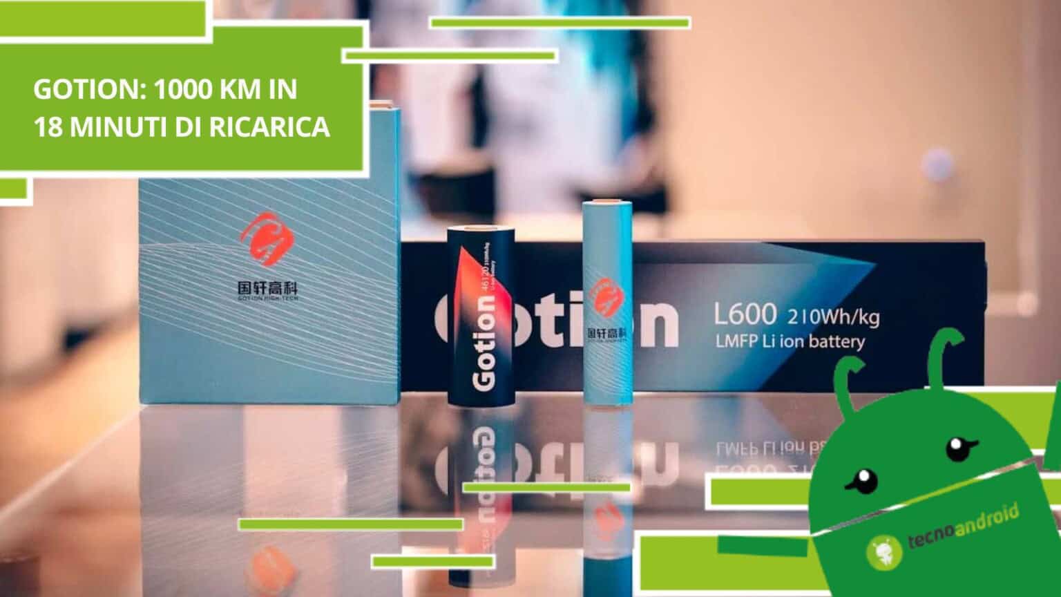 Gotion - la svolta ha inizio dalla batteria Astroinno L600, 1000 km e ricarica in 18 minuti