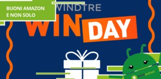 WindTre, grazie alla settimana WinDay hai diritto ad un buono Amazon