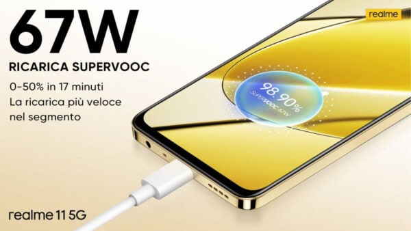Realme 11 5G rivoluzionerà il mercato con camera da 108 megapixel