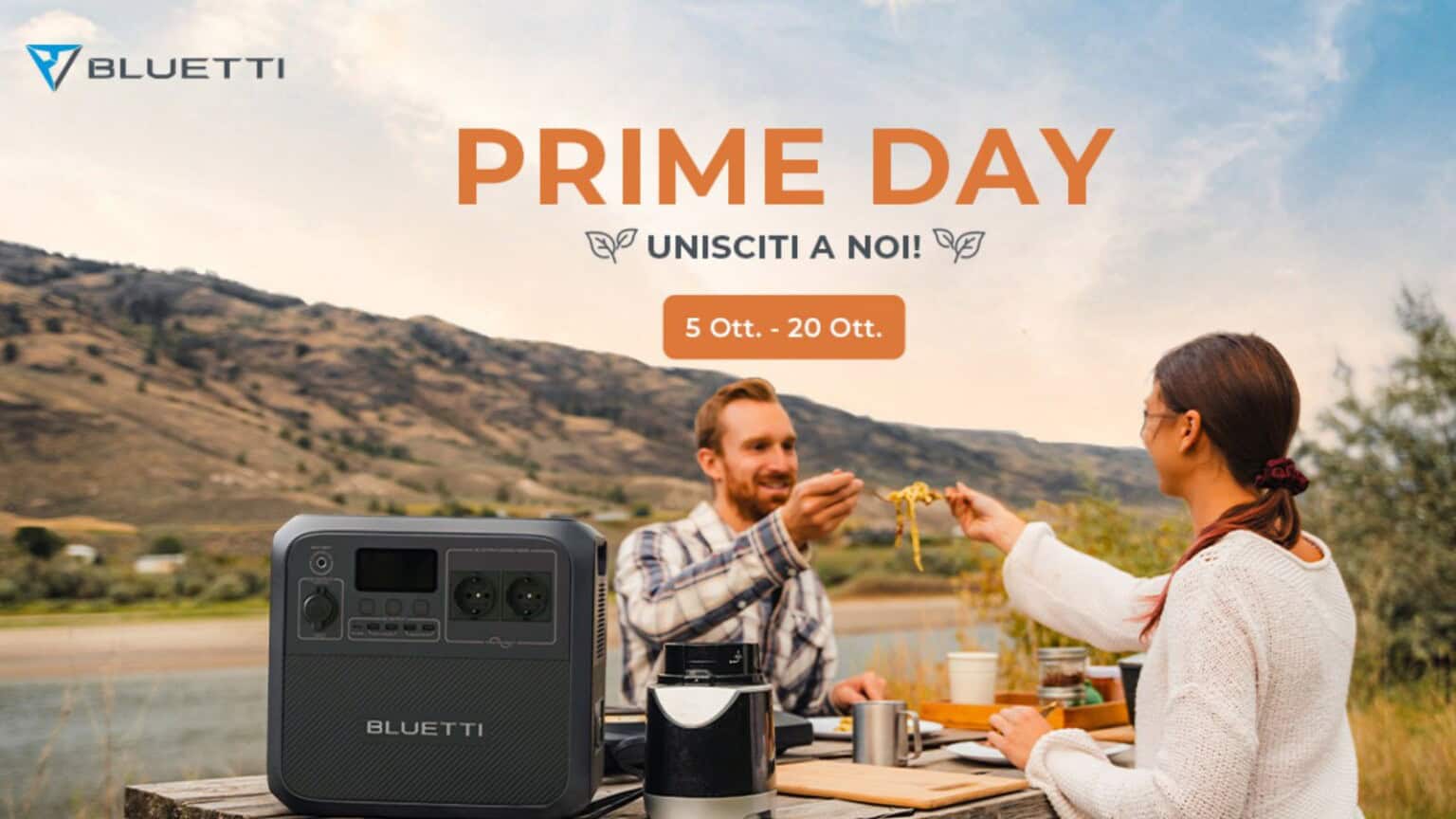 Bluetti, ecco le offerte Prime attive sul sito ufficiale