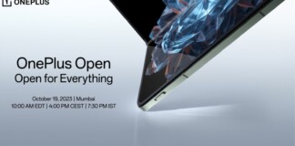 OnePlus conferma, il 19 Ottobre verrà presentato il primo smartphone pieghevole