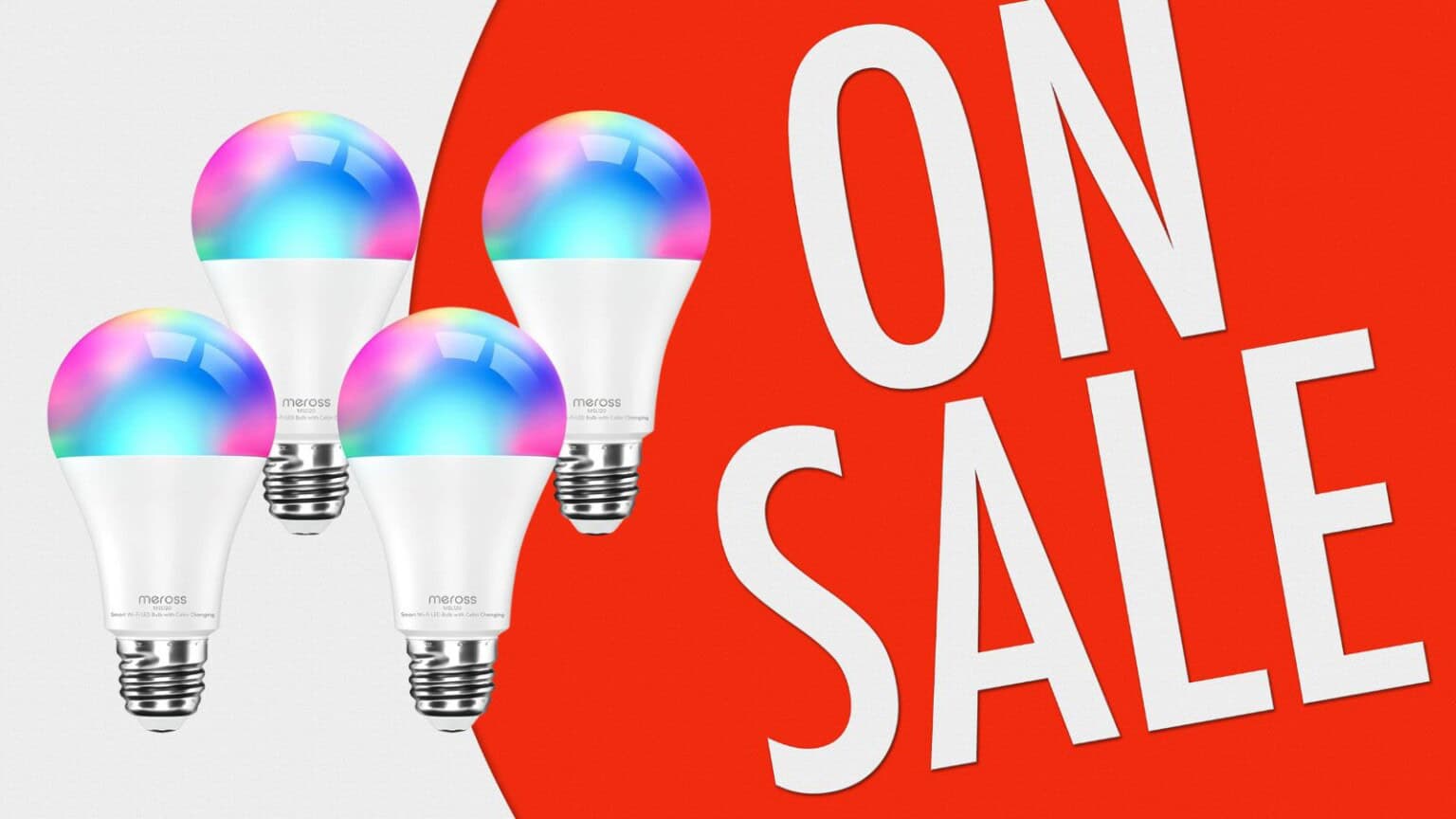 Lampadine WiFi LED a colori, il set di 4 pezzi è scontato del 30% su Amazon