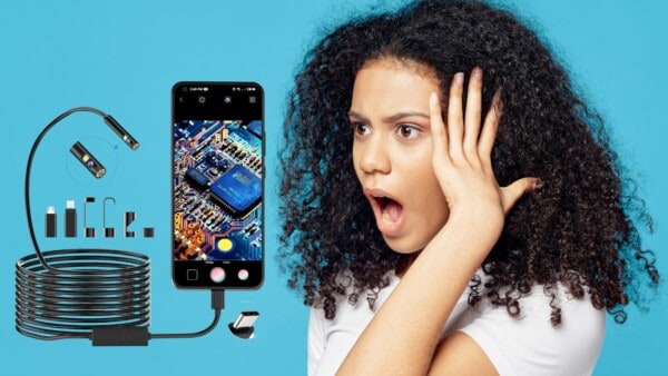 Endoscopio elettronico 1920p scontato del 75%: prezzo AFFARE su Amazon