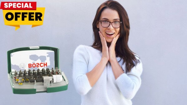 Kit BOSCH di punte per avvitatore: sconto del 30% LIMITATO su Amazon