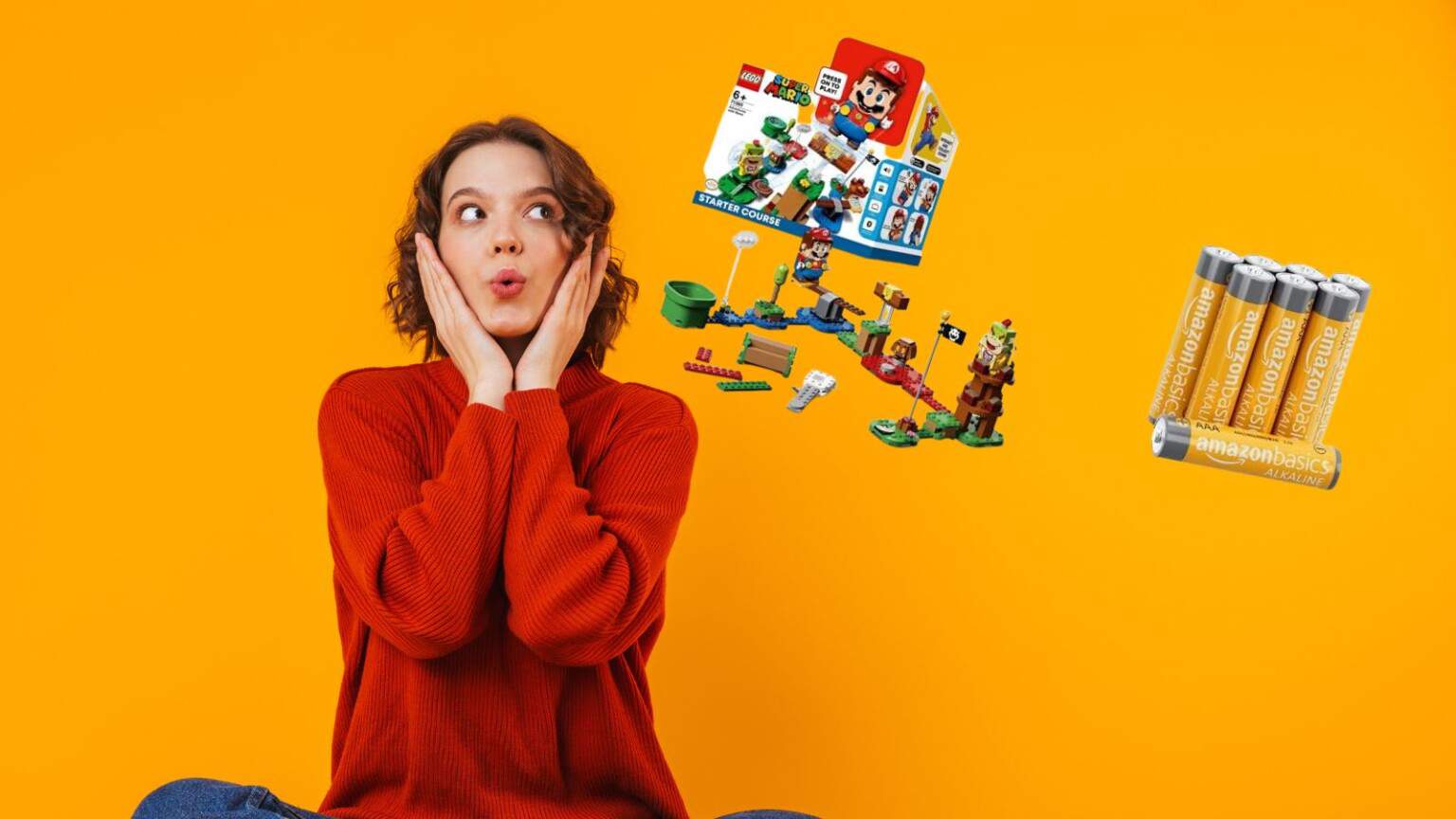 Kit LEGO Super Mario con 8 Pile STILO AAA incluse: offerta FOLLE su Amazon