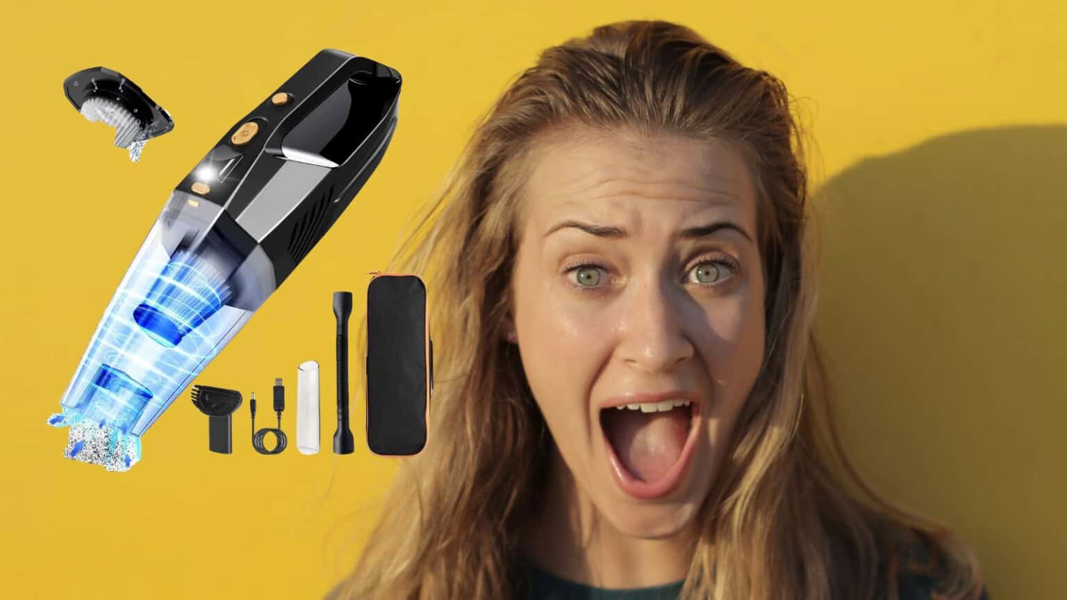 Aspirapolvere portatile senza fili con COUPON gratis, prezzo ridicolo su Amazon
