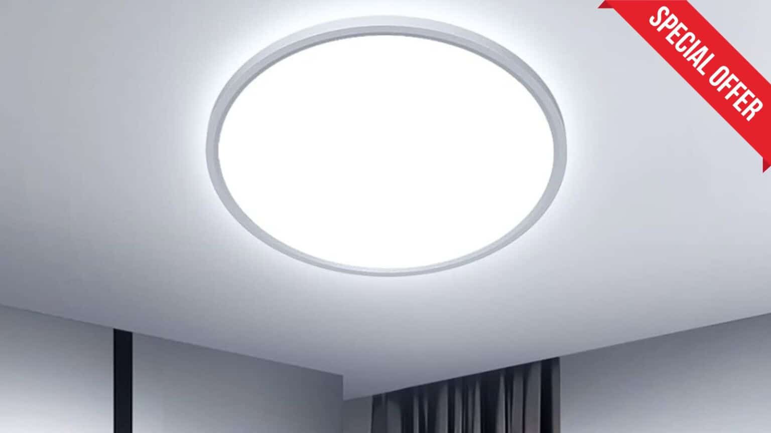 Plafoniera LED a 10 euro, il prezzo è SHOCK grazie ad Amazon
