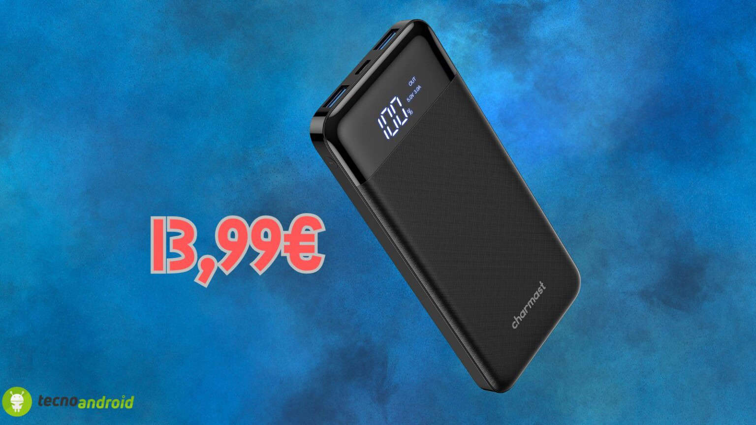 Power Bank da 10000mAh a 13€, prezzo PAZZO su Amazon