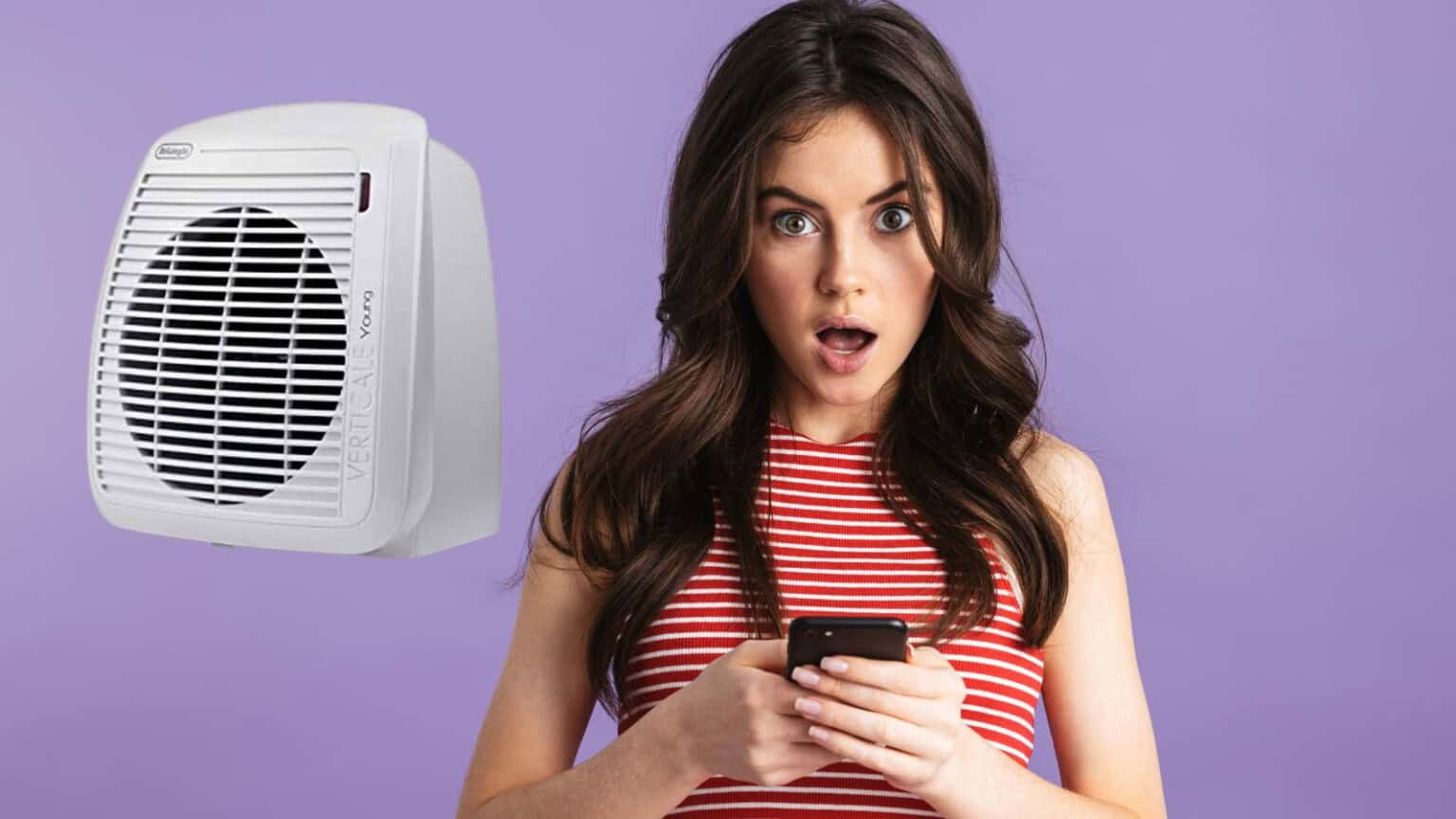 Termoventilatore De'Longhi, sconto del 32% su Amazon, costa meno di 30€