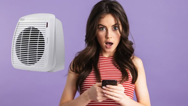 Termoventilatore De'Longhi, sconto del 32% su Amazon, costa meno di 30€