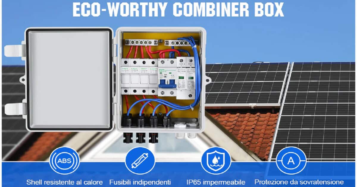 amazon ECO-WORTHY Sistema Completo di Pannelli Solari 480 Watt Off-grid