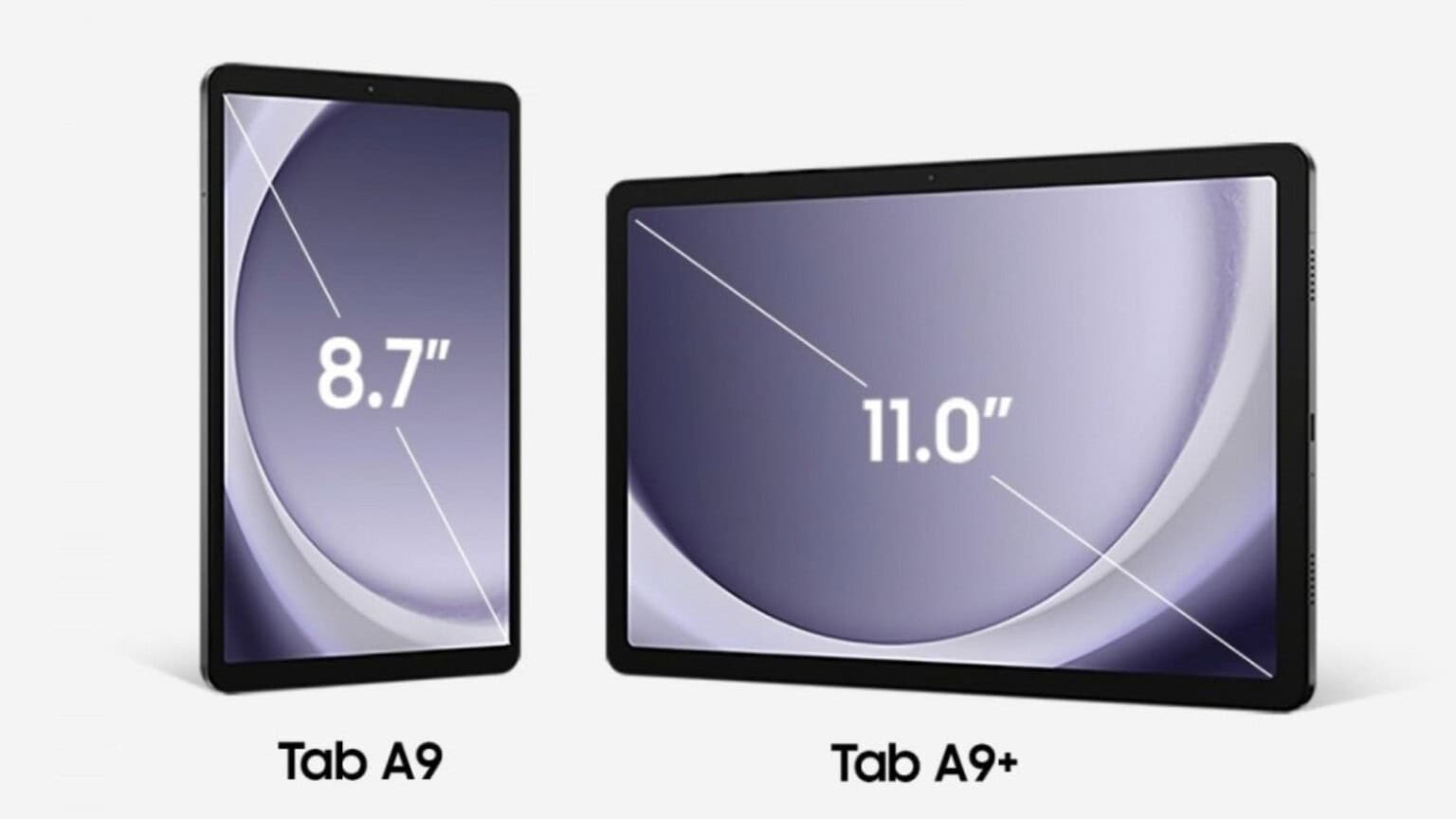 Samsung Galaxy Tab A9 A9+ ufficiali