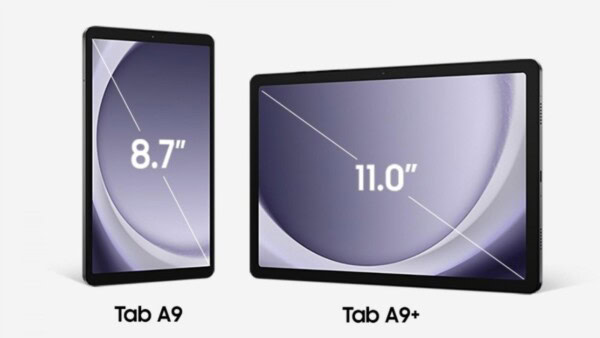 Samsung Galaxy Tab A9 A9+ ufficiali