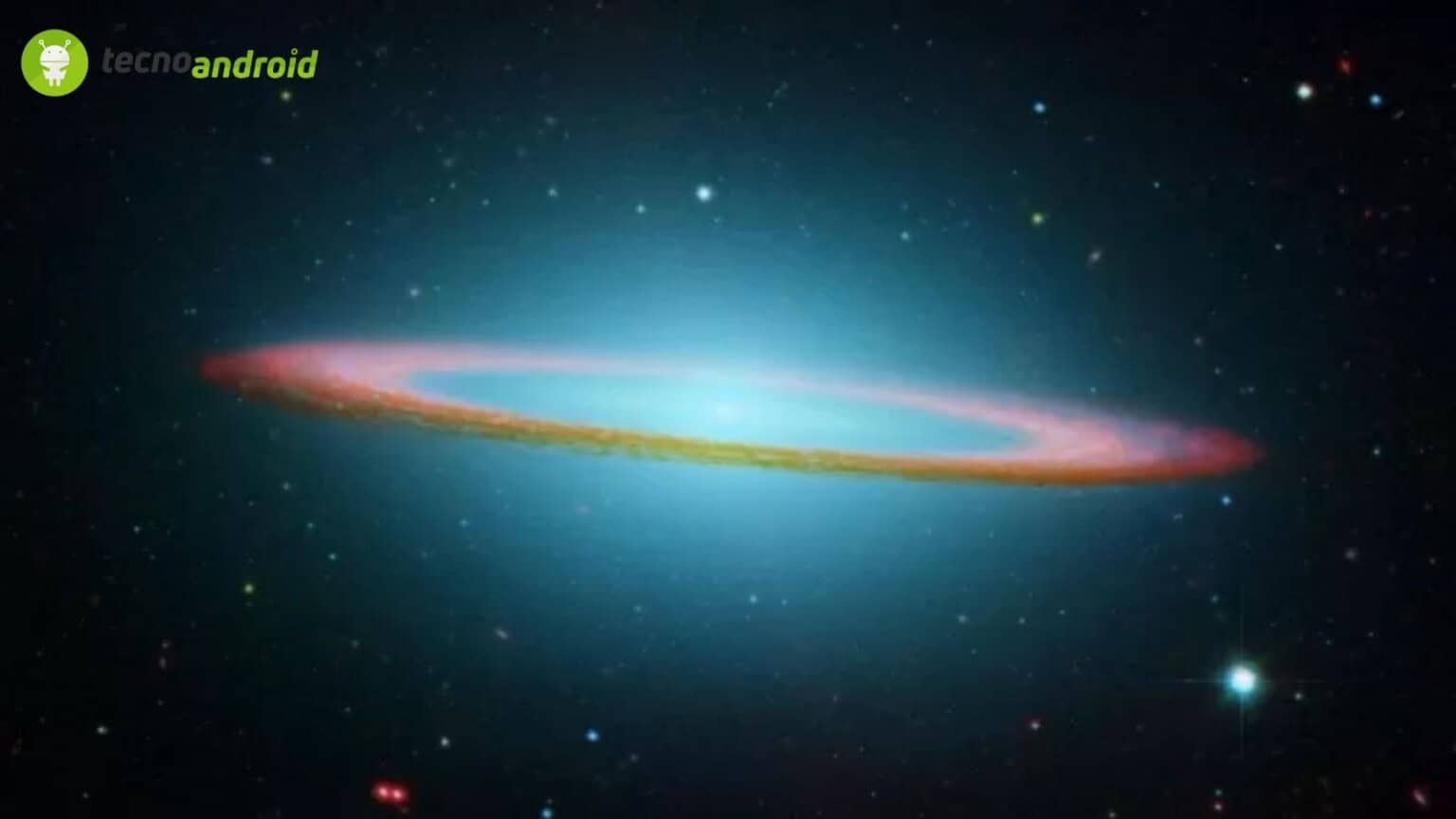 Galassia arcobaleno segreto dello spazio