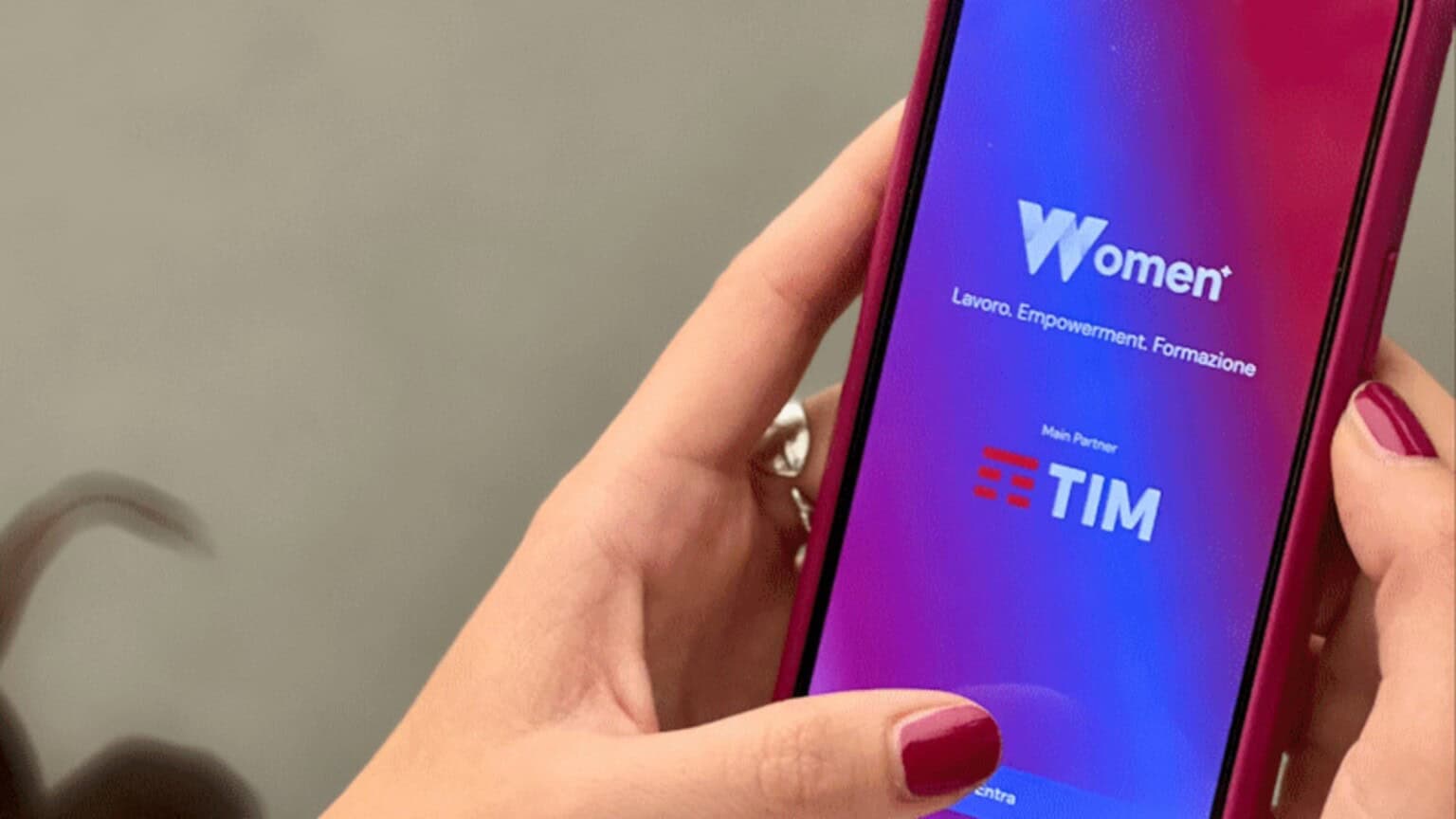 Tim lancia l'app Women Plus
