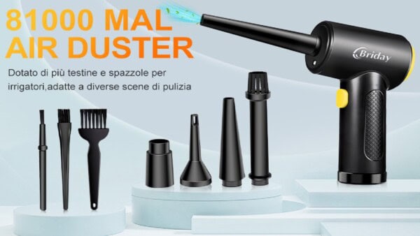 Rimuovi Polvere Aria Compressa Senza Fili