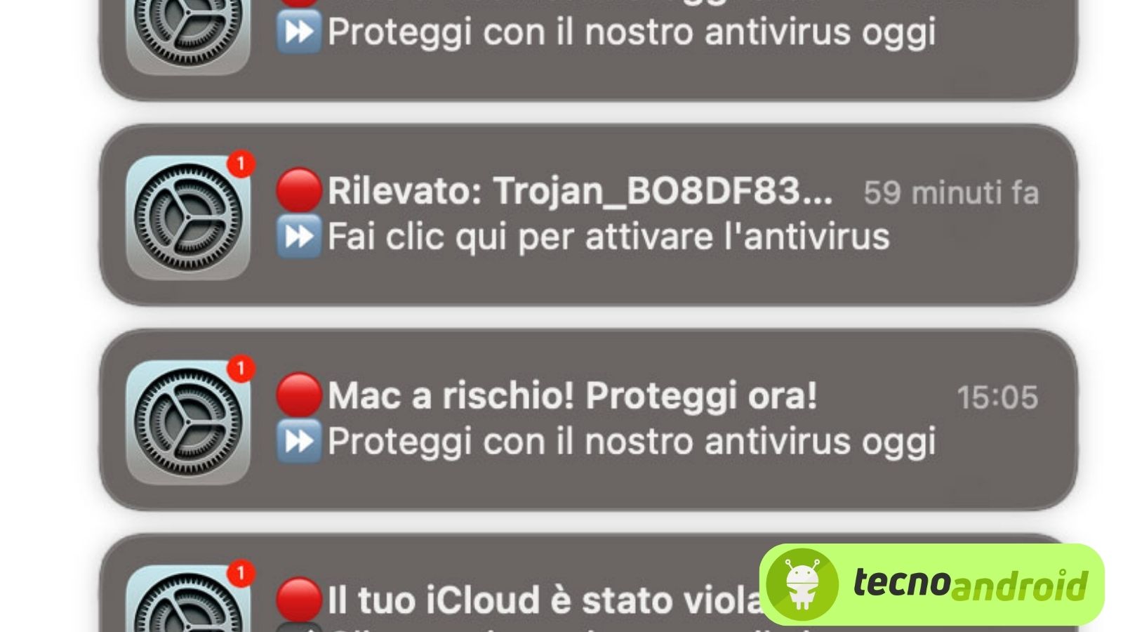 Finte notifiche virus su MAC: ecco come liberarsene 