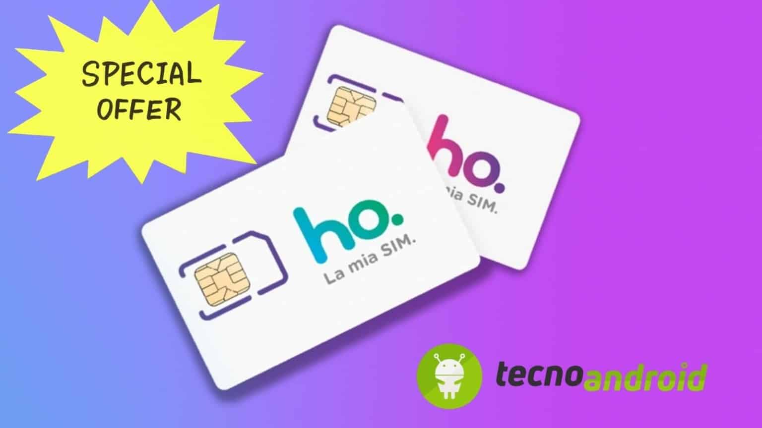 SUPER OFFERTA Ho. Mobile: 180 GB con meno di 8 euro al mese!