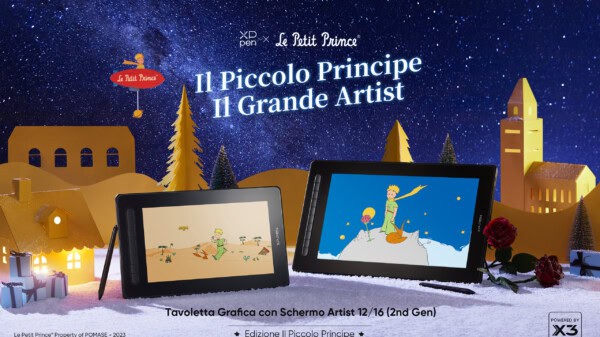 XPPen lancia Artist 12/16 (2nd Gen) in edizione speciale "Il Piccolo Principe"