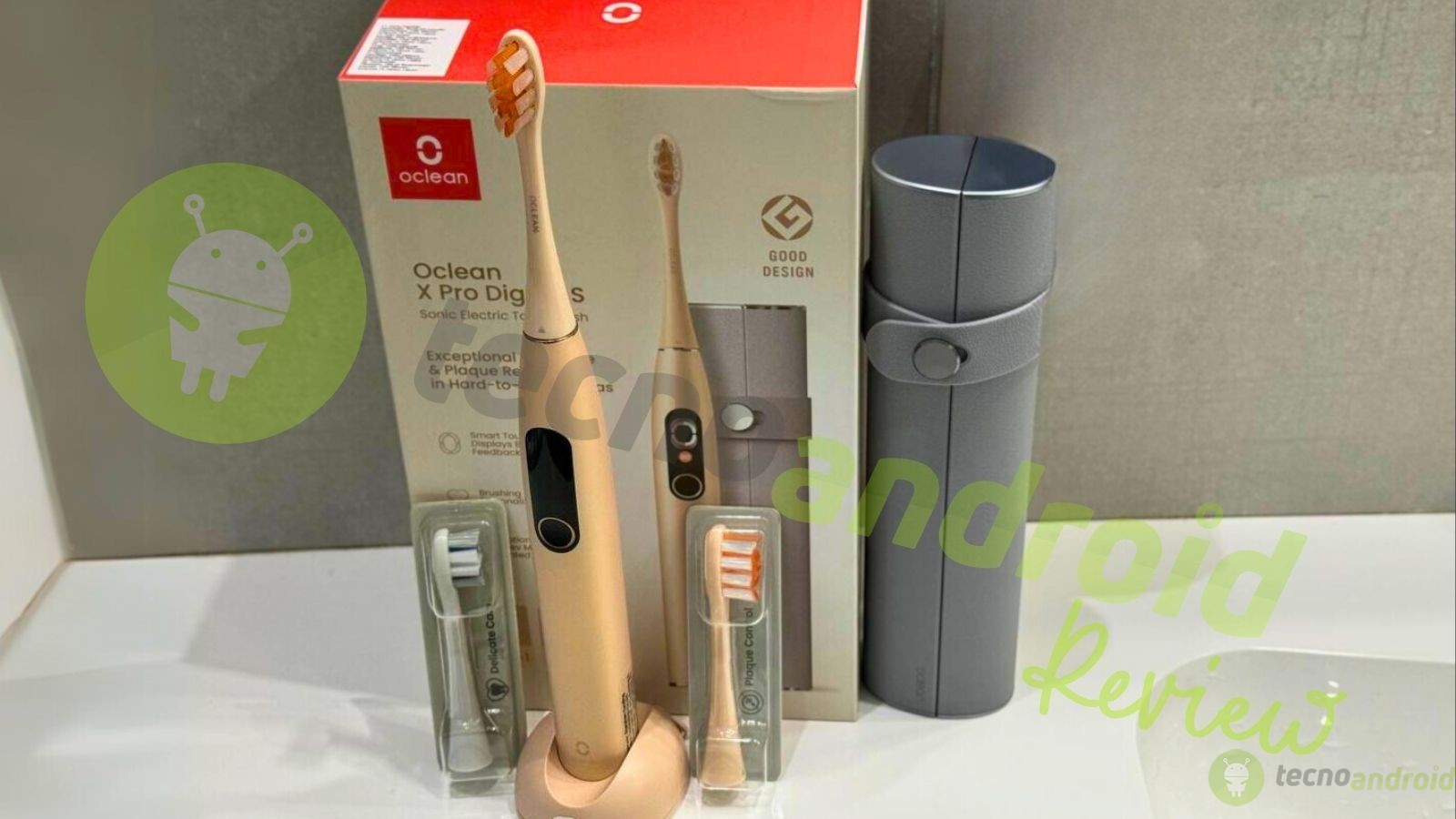 spazzolino elettrico Oclean X Pro con custodia