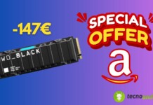 WD_BLACK SN850 2TB NVMe SSD amazon offerta sconto black friday