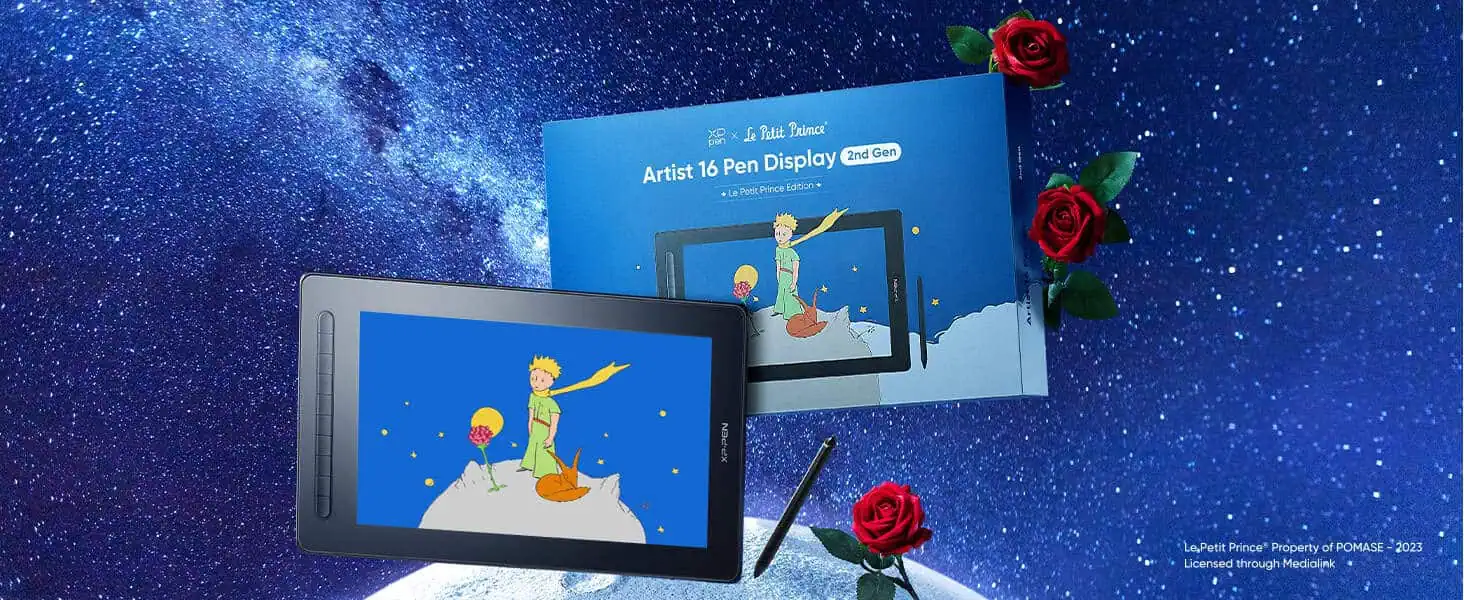 XPPen lancia Artist 12/16 (2nd Gen) in edizione speciale "Il Piccolo Principe"