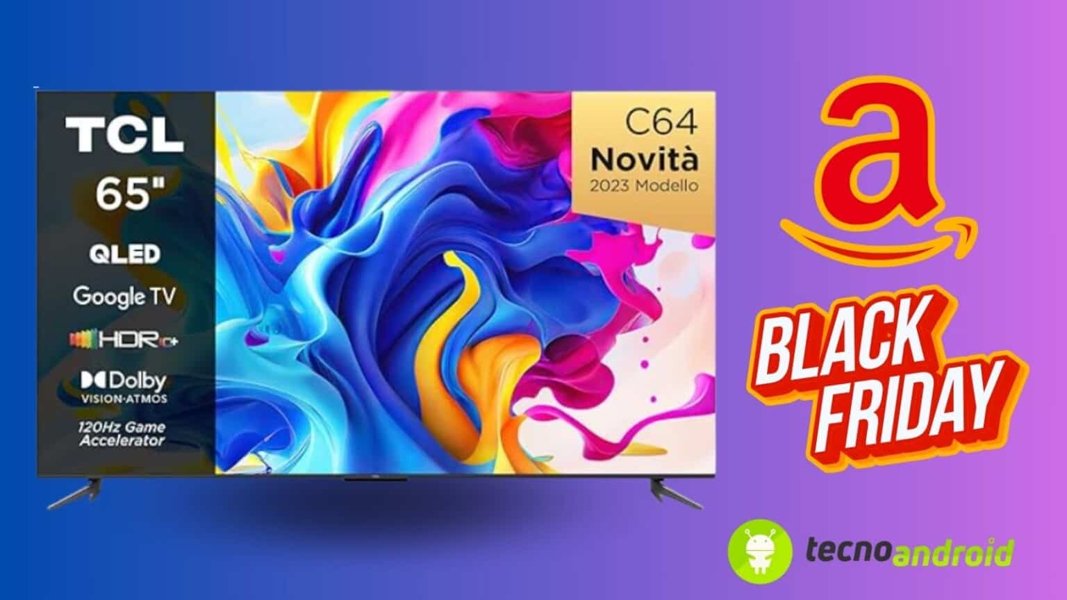 TV Google sconto offerta amazon black friday