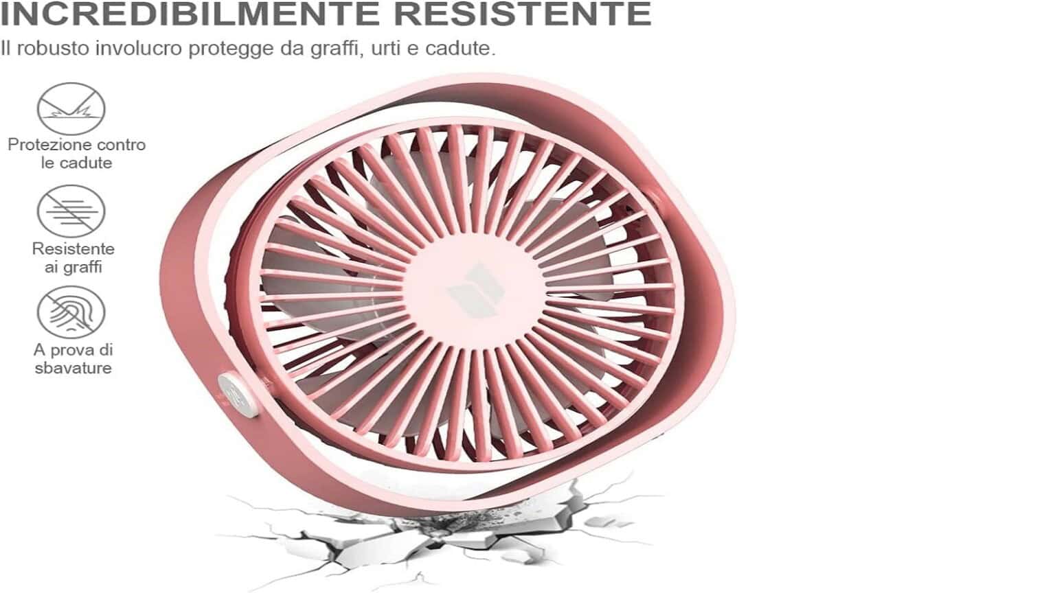 RATEL USB Ventilatore da Scrivania