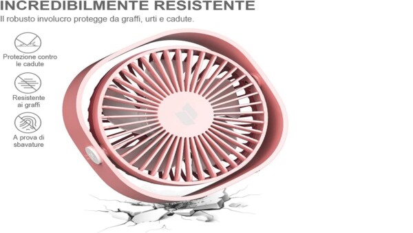 RATEL USB Ventilatore da Scrivania